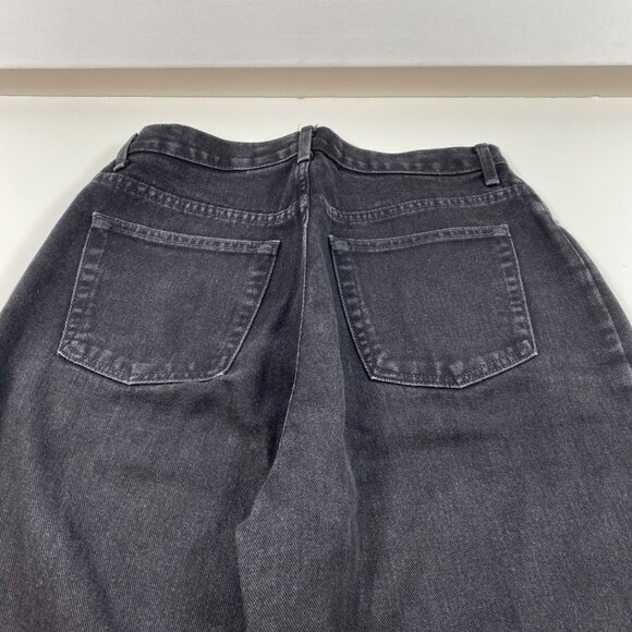 Vintage Womens GAP Reverse Fit Regular Black Denim Jeans Casual Pants Size 12 - Picture 3 of 9